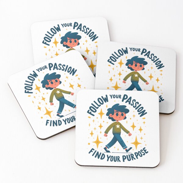 Item preview, Follow Your Passion: Inspirational Walking Character designed and sold by Designowner.