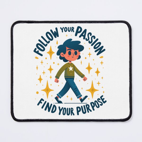 Item preview, Follow Your Passion: Inspirational Walking Character designed and sold by Designowner.