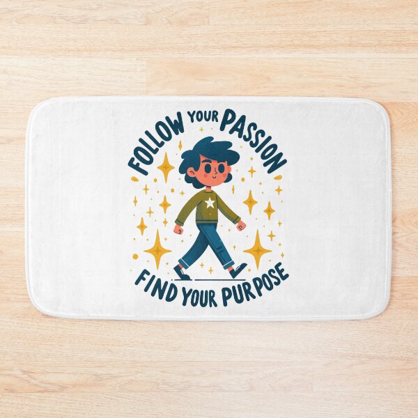Item preview, Follow Your Passion: Inspirational Walking Character designed and sold by Designowner.