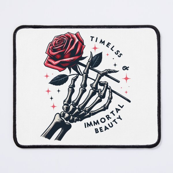 Item preview, Eternal Elegance: Skeleton Hand & Rose designed and sold by Designowner.