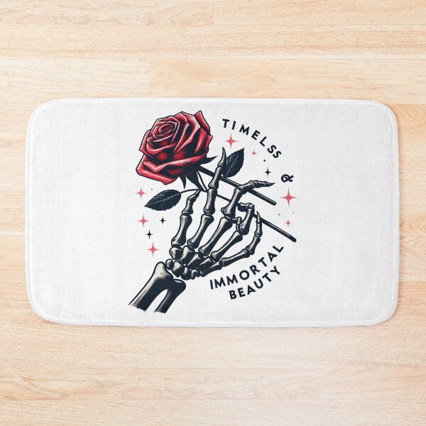 Item preview, Eternal Elegance: Skeleton Hand & Rose designed and sold by Designowner.