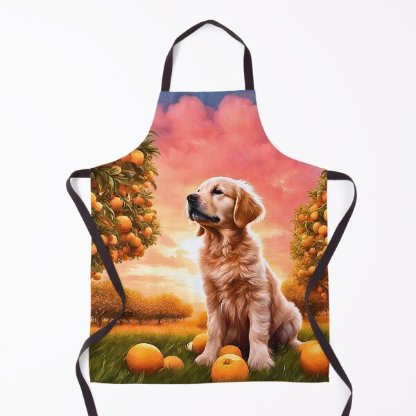 Item preview, Golden Retriever Puppy in Florida Orange Grove designed and sold by Fredster1966.