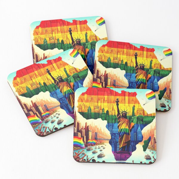Item preview, Africa Pride 2024 LGBTQIA+ NYC Africa Solidarity Liberty March LGBTQIA+ Gay Pride Graphic Design designed and sold by ItsAKinkThing.