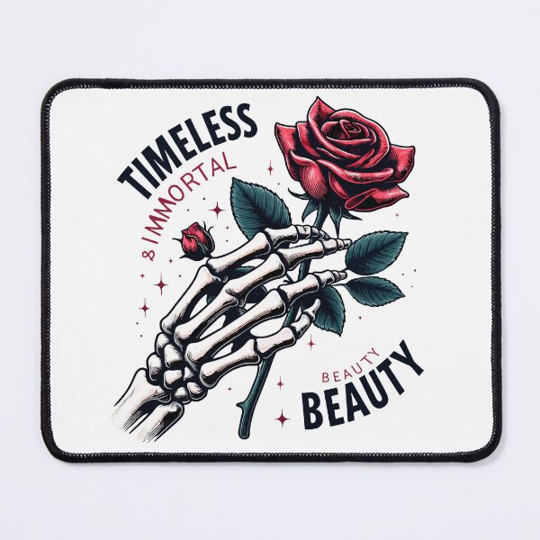 Item preview, Timeless Immortal Beauty: Skeleton Hands & Rose designed and sold by Designowner.
