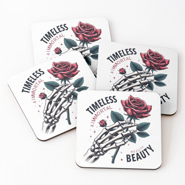 Item preview, Timeless Immortal Beauty: Skeleton Hands & Rose designed and sold by Designowner.