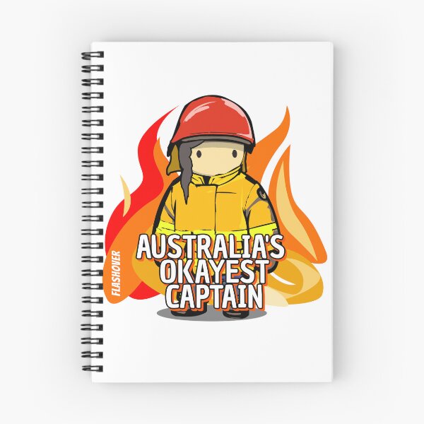 Item preview, Australia's Okayest Captain - Female Dark Hair designed and sold by Flashover.