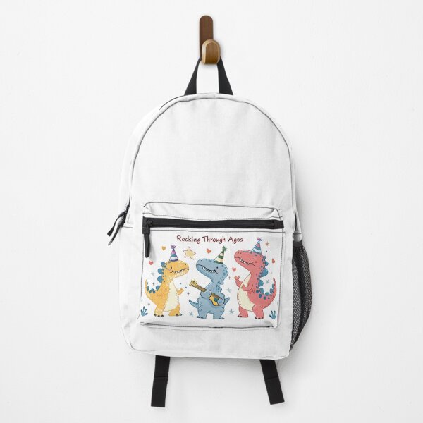 Item preview, Three adorable baby dinosaurs playing guitar and rocking through ages designed and sold by wildpiksel.