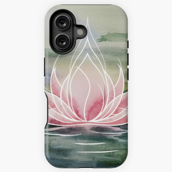 Item preview, watercolor lotus harmony designed and sold by ururuty.