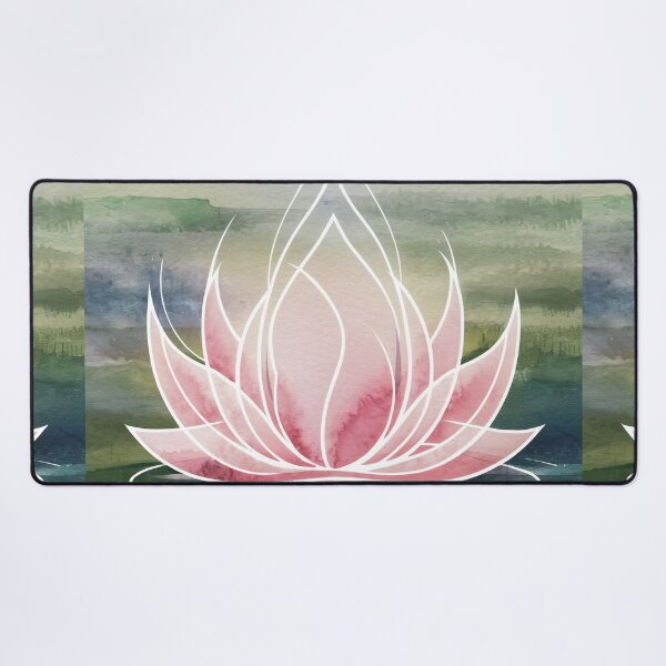Item preview, watercolor lotus harmony designed and sold by ururuty.