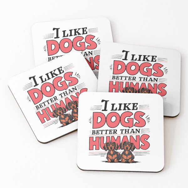 Item preview, I Like Dogs Better Than Humans designed and sold by PeelZinc.