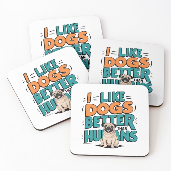 Item preview, I Like Dogs Better Than Humans designed and sold by PeelZinc.