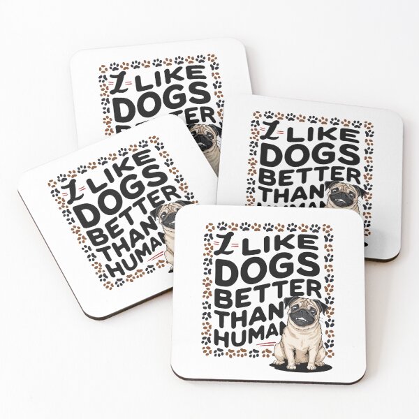 Item preview, I Like Dogs Better Than Humans designed and sold by PeelZinc.