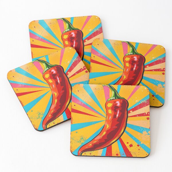 Item preview, Chilli Pop Art 4 designed and sold by AstroRisq.