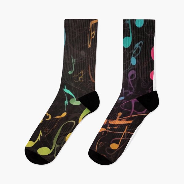 Item preview, Musical notes flowing pattern print design  designed and sold by Anshu3813.