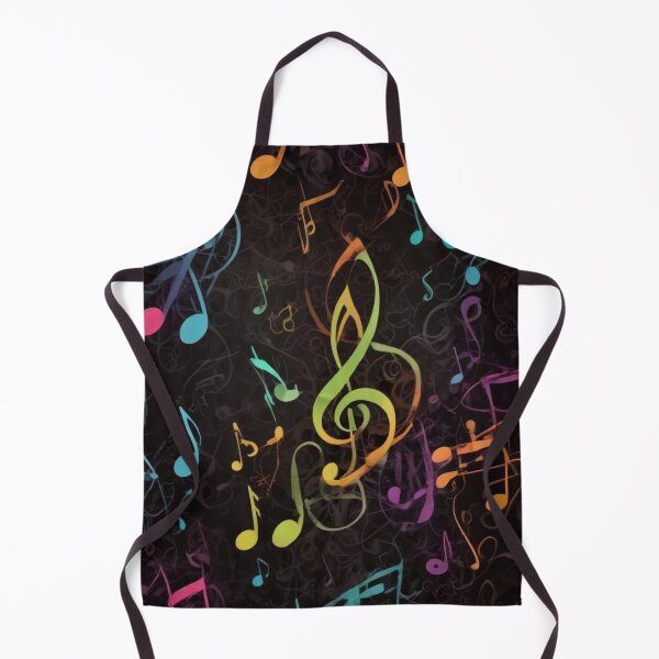 Item preview, Musical notes flowing pattern print design  designed and sold by Anshu3813.