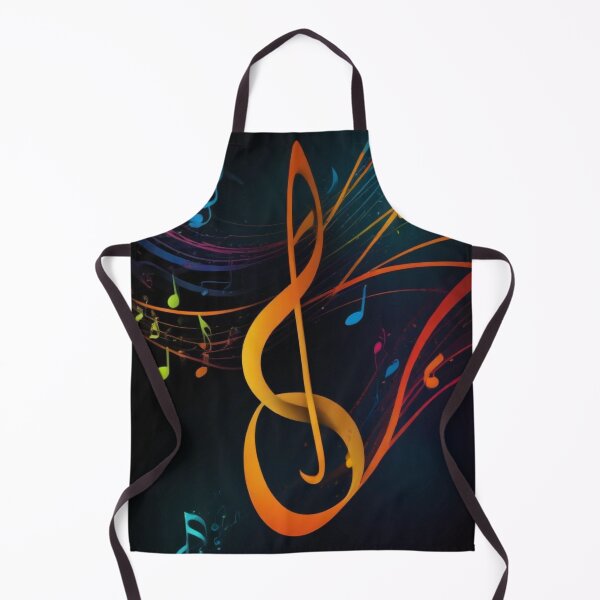 Item preview, Musical notes flowing pattern print design designed and sold by Anshu3813.
