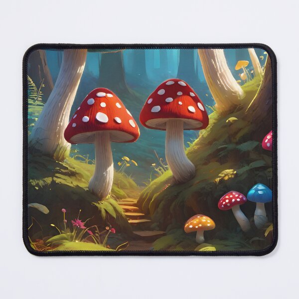 Item preview, Woolly mushrooms  designed and sold by AfootSloth.