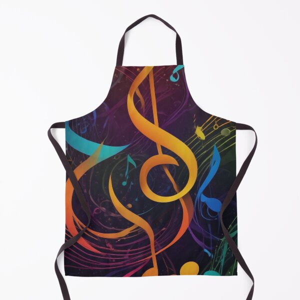 Item preview, Musical notes flowing pattern print design designed and sold by Anshu3813.