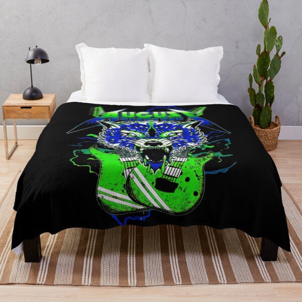 Item preview, blue wolves guitar designed and sold by Tionswerever457.