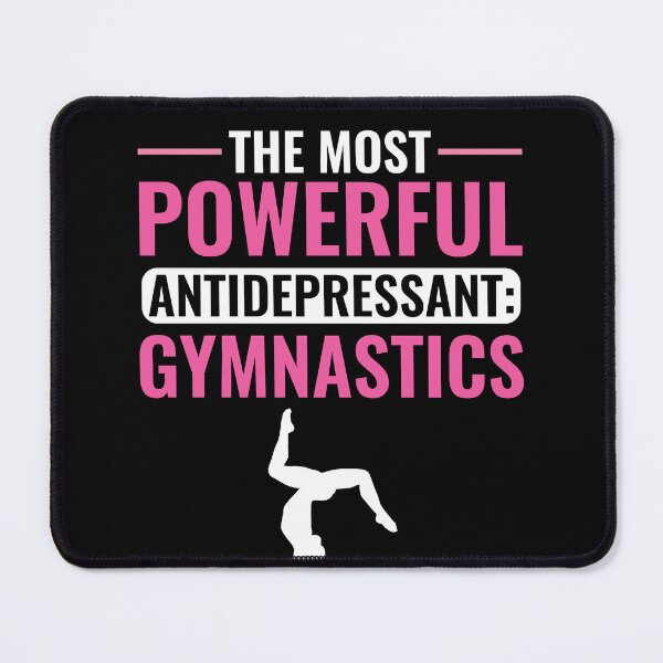 Item preview, Gymnastics is the Most Powerful Antidepressant Funny Women designed and sold by BlueBerry-Pengu.