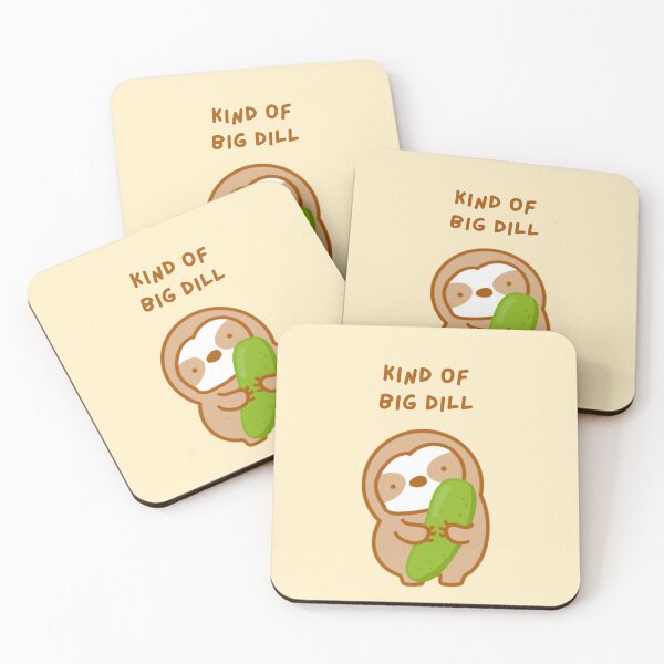 Item preview, Big Deal Dill Pickle Sloth designed and sold by theslothinme.