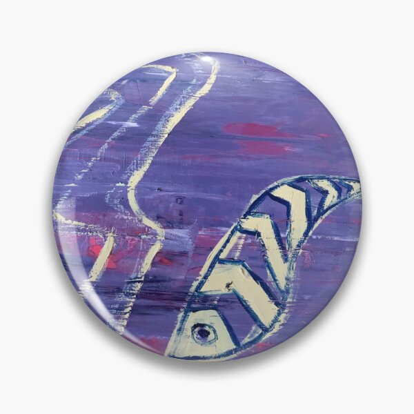 Item preview, Purple fish designed and sold by BeeTartprints.