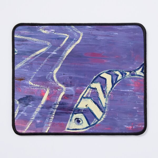 Item preview, Purple fish designed and sold by BeeTartprints.