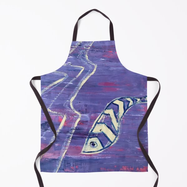 Item preview, Purple fish designed and sold by BeeTartprints.