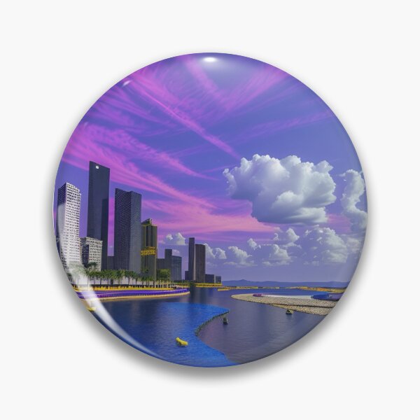 Item preview, City Pink purple  designed and sold by JaseArt.