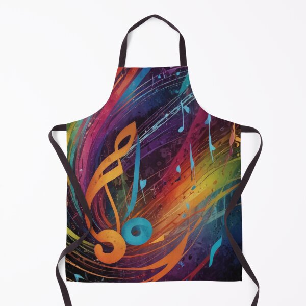Item preview, Musical notes flowing pattern print design designed and sold by Anshu3813.