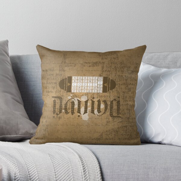 DaVinci Code Throw Pillow