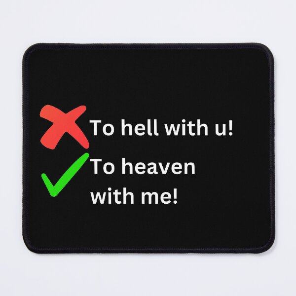 Item preview, To hell or heaven designed and sold by Word Market.