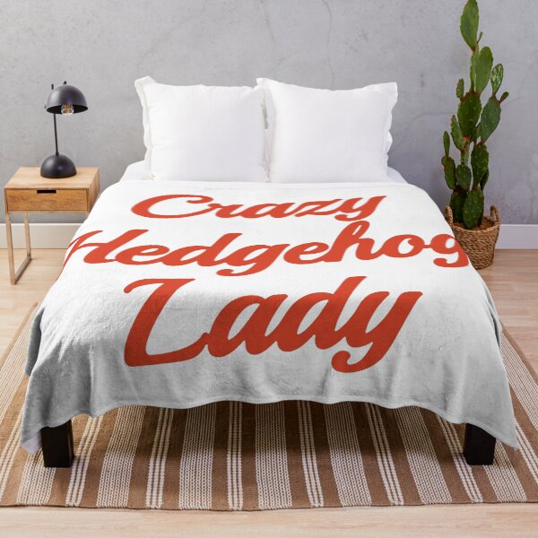 Item preview, Crazy Hedgehog Lady designed and sold by FieldScent.