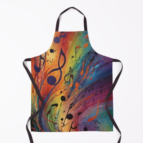 Item preview, Musical notes flowing pattern print design designed and sold by Anshu3813.