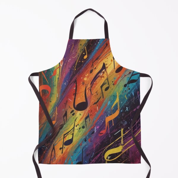 Item preview, Musical notes flowing pattern print design designed and sold by Anshu3813.
