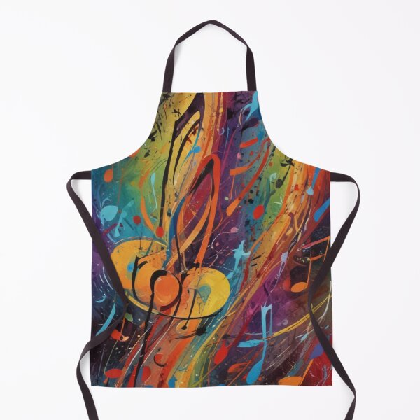 Item preview, Musical notes flowing pattern print design designed and sold by Anshu3813.