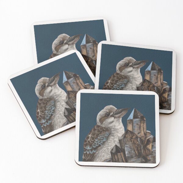 Item preview, Kookaburra x Smoky Quartz designed and sold by MouseDeerDesign.