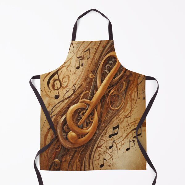 Item preview, Musical notes flowing pattern print design  designed and sold by Anshu3813.