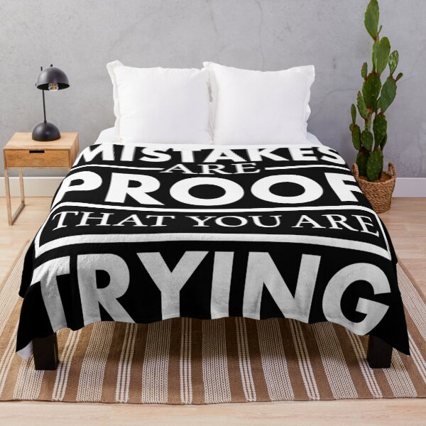 Item preview, Mistakes Are Proof You Are Trying  designed and sold by Hairball-Pets.