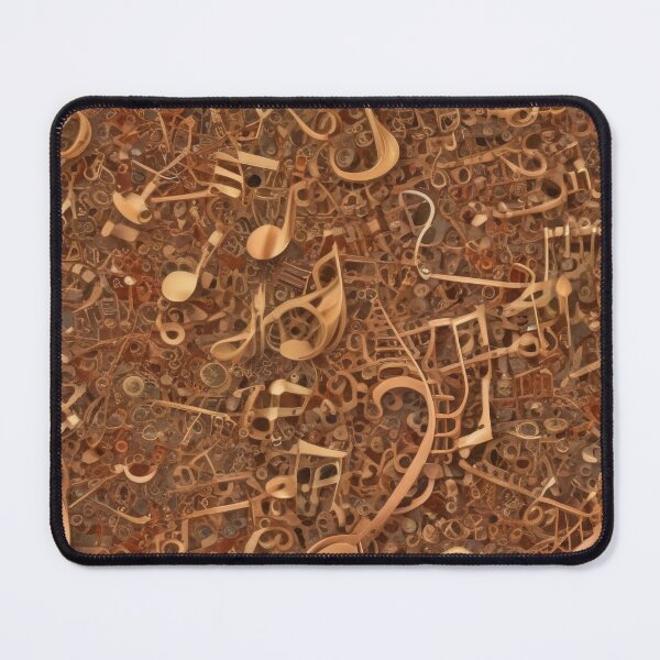 Item preview, Musical notes flowing pattern print design  designed and sold by Anshu3813.