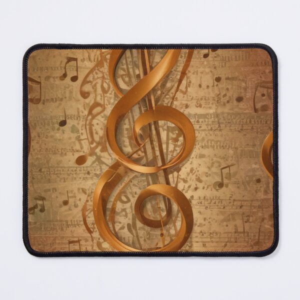 Item preview, Musical notes flowing pattern print design  designed and sold by Anshu3813.