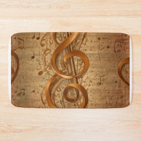 Item preview, Musical notes flowing pattern print design  designed and sold by Anshu3813.