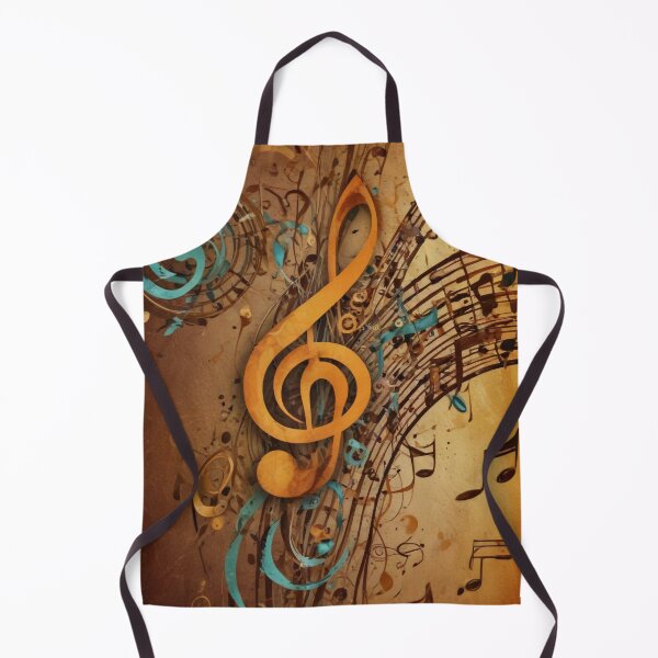 Item preview, Musical notes flowing pattern print design designed and sold by Anshu3813.