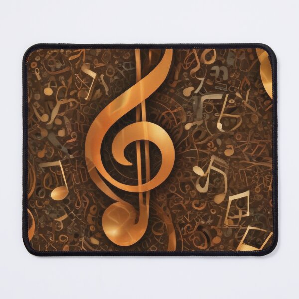 Item preview, Musical notes flowing pattern print design  designed and sold by Anshu3813.