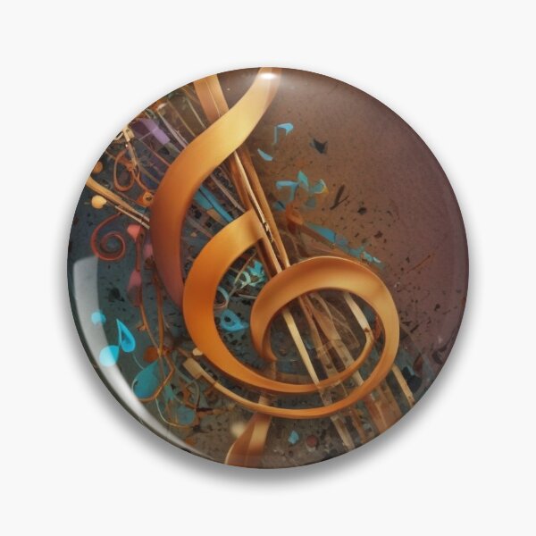 Item preview, Musical notes flowing pattern print design  designed and sold by Anshu3813.