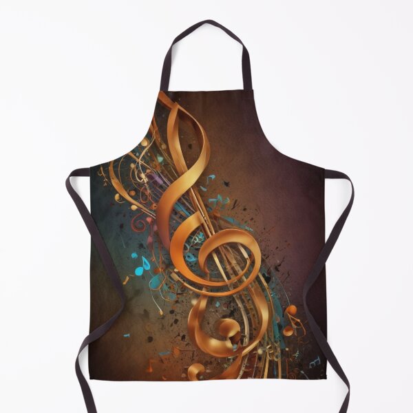 Item preview, Musical notes flowing pattern print design  designed and sold by Anshu3813.