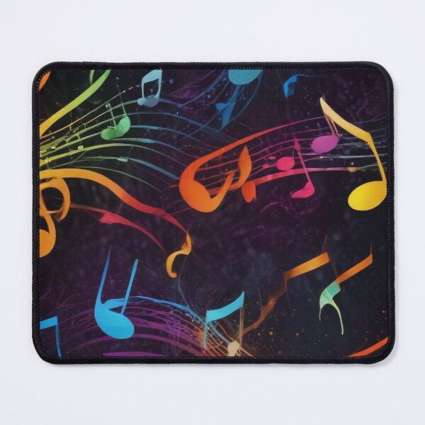 Item preview, Musical notes flowing pattern print design  designed and sold by Anshu3813.