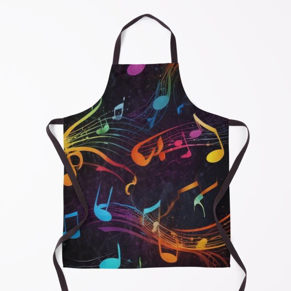 Item preview, Musical notes flowing pattern print design designed and sold by Anshu3813.