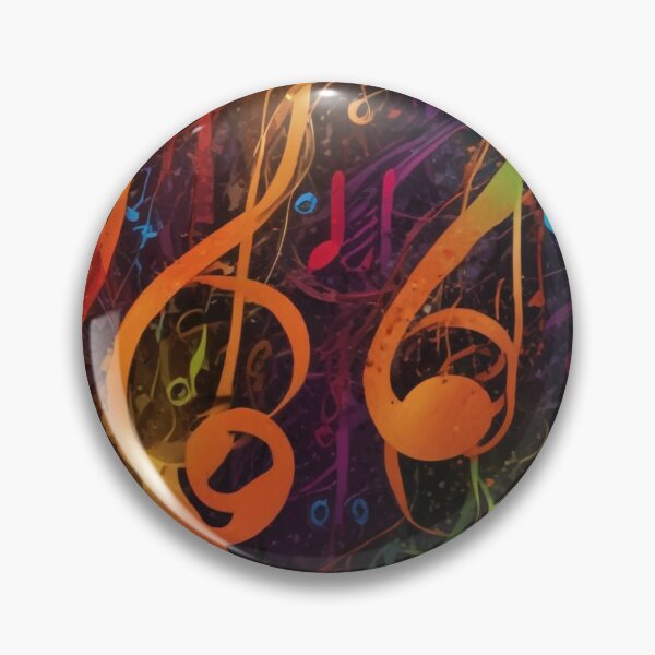 Item preview, Musical notes flowing pattern print design  designed and sold by Anshu3813.