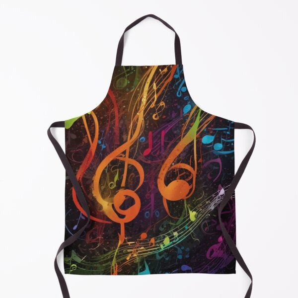 Item preview, Musical notes flowing pattern print design  designed and sold by Anshu3813.
